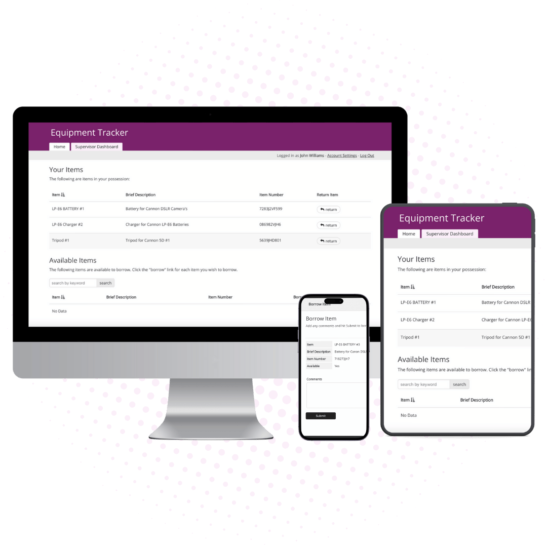 Equipment Tracker Template