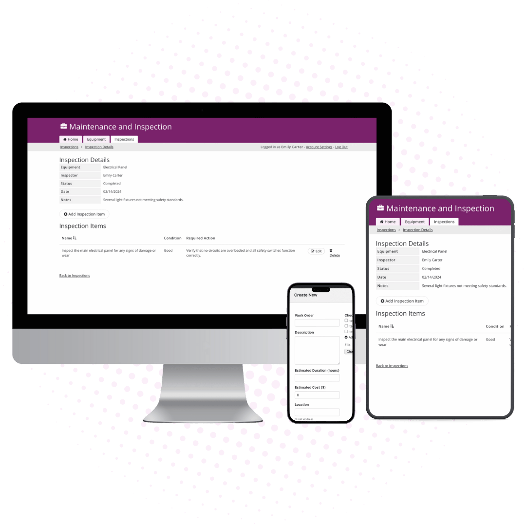 Inspections template