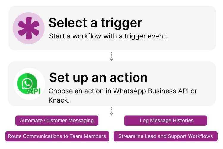 WhatsApp Business API and Knack Integration